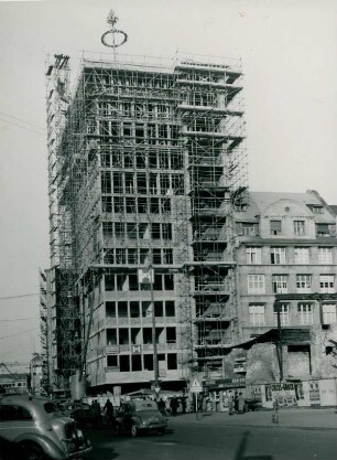 Degussa-Hochhaus und Mainbau, 1952-1953