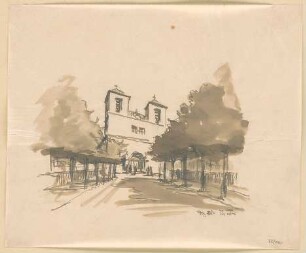 Fischer, Theodor; Gauting / Starnberg (Bayern); Ev. Christuskirche - Perspektive