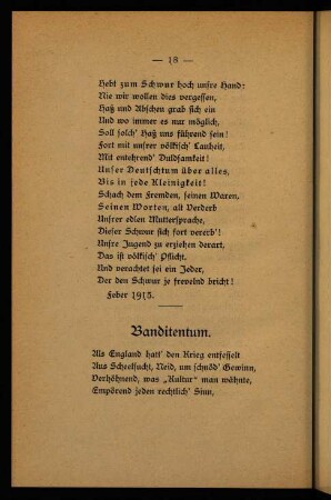18-20, Banditentum