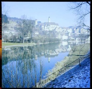 Horb: Stadtbild spiegelt sich im Neckar