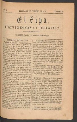 1878,1,29: año 1, número 29 (21 de febrero de 1878)