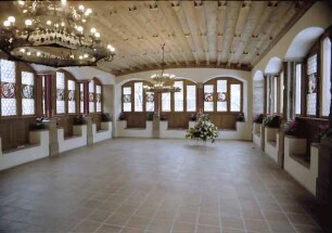 Freiburg: Gerichtslaube innen, oberer Saal
