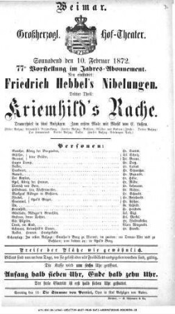 Kriemhild's Rache