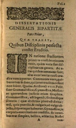 Gerardi Jo. Vossii et aliorum Dissertationes de studiis bene instituendis
