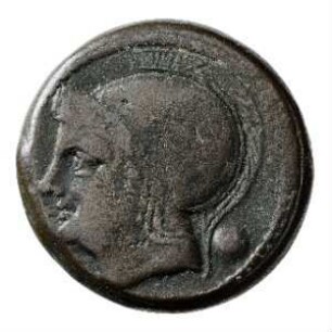 Münze, Uncia, 217 - 215 v. Chr.
