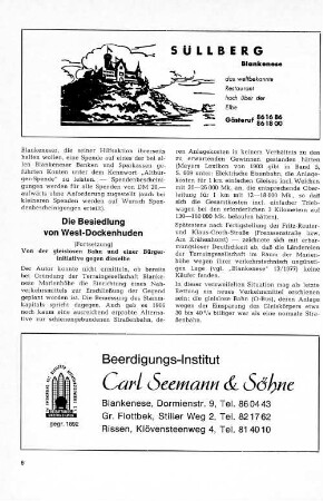 Die Besiedlung von West-Dockenhuden : (Fortsezung)