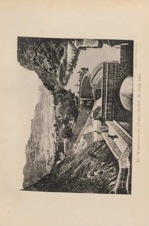 Die Wasserreservoirs oberhalb der Stadt Aden