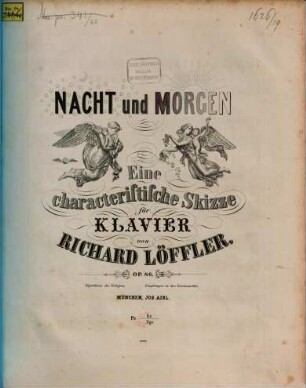 Nacht und Morgen : eine charakteristische Skizze für Klavier ; op. 86