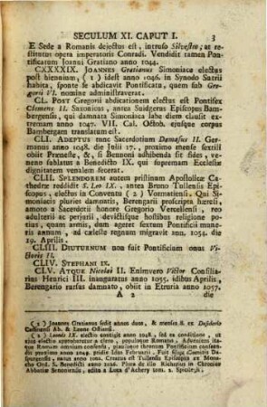 Ecclesiasticae Historiae Breviarium, 2. Quae progreditur usque ad annum Vulgaris Aerae millesimum septingentesimum sexagesimum