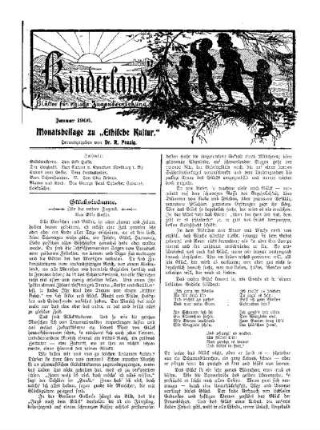 1906: Kinderland (Januar 1906)
