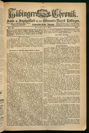 1. März (Nro. 49) - 6. März (Nro. 54)