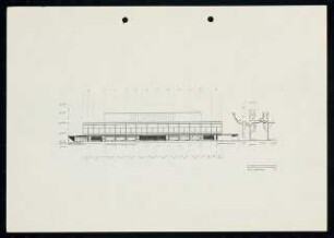 Stadthalle (auch: Mercatorhalle), Duisburg: Ansicht
