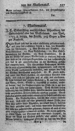 Ausführlichere Abhandlung der Hydrotechnik oder des Wasserbaues. T.2.