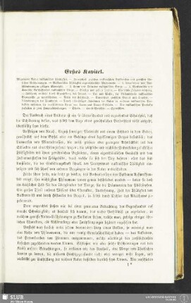 Erstes Kapitel. [Einleitung]