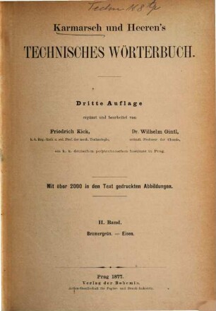 Karmarsch und Heeren's Technisches Wörterbuch. 2