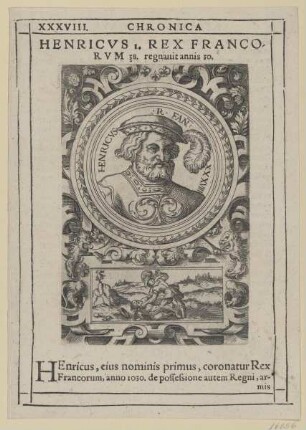 Bildnis des Henricvs 1. Rex Francorvm