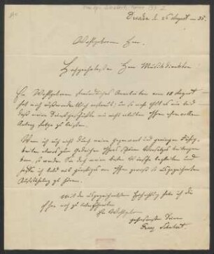 Brief an Johann Friedrich Naue : 26.08.1835