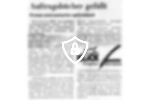 Auftragsbücher gefüllt