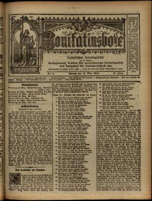 Ausgabe vom Sonntag, den 17. März 1918.