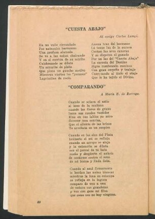 "Cuesta abajo"