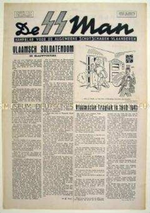 Wochenzeitung der flämischen SS "De SS Mann"