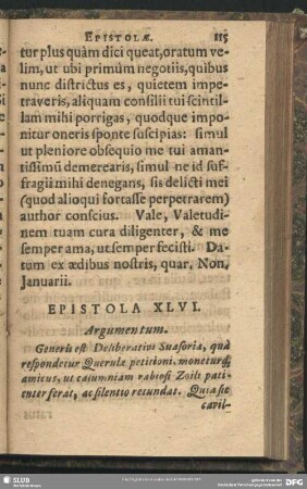 Epistola XLVI.