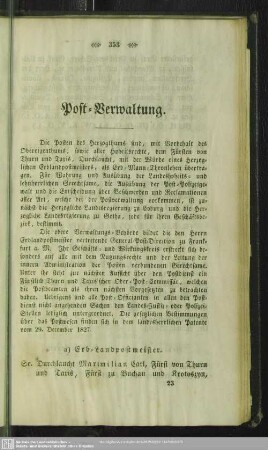 Post-Verwaltung