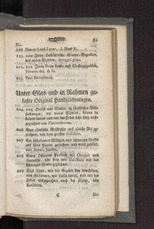 Unter Glas und in Rahmen gefaßte Original Handzeichnungen.