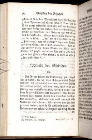 Vorliebe vor Schönheit