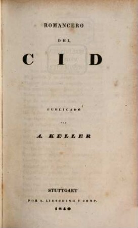 Romancero del Cid