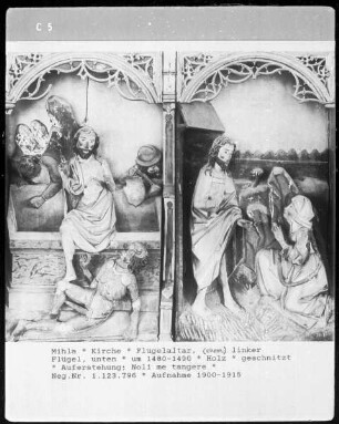 Auferstehung und Noli me tangere