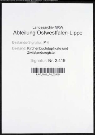 Kirchenbuchduplikate der katholischen Gemeinden Assinghausen (H 1821), Bontkirchen (H 1821), Altenbüren, Kreis Brilon (H 1821), Thülen, Kreis Brilon (H 1821), Brunskappel (H 1821), Brilon (H 1821), Bigge (H 1821), Scharfenberg, Kreis Brilon (H 1821), Alme, Kreis Brilon (H 1821). (Gemeinde: Katholische Gemeinden, Assinghausen, Bontkirchen, Altenbüren, Thülen, Brunskappel, Brilon, Bigge, Scharfenberg, Alme, Kreis Brilon)