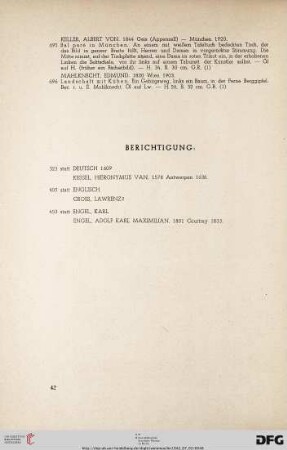 Berichtigung (Nr. 323-453)