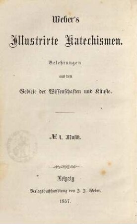 Katechismus der Musik