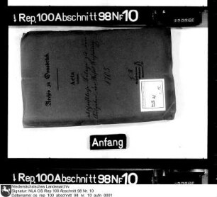 Abschriftliche Belege zu den Ausgaben der Stiftsrechnung