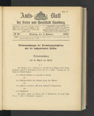 No. 28, 3. Februar 1918