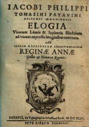 Elogia virorum literis et sapientia illustrium ad vivum expressis : imaginibus exornata