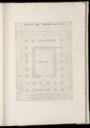 Pianta Del Tempio Seguente.