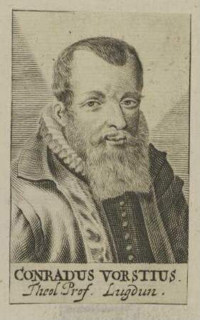 Bildnis des Conradus Vorstius