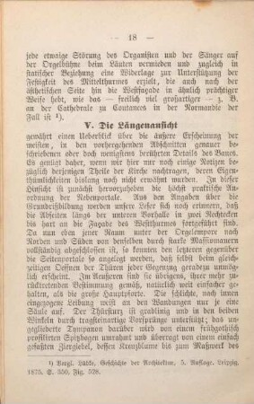 V. Die Längenansicht