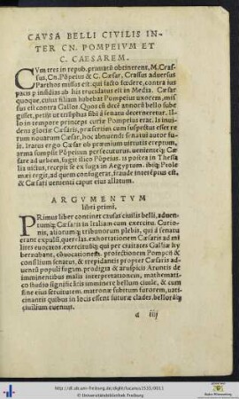 Argumentum libri primi