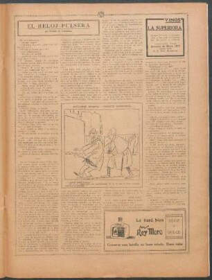 Actualidad española - Prudente advertencia - [Ilustración]