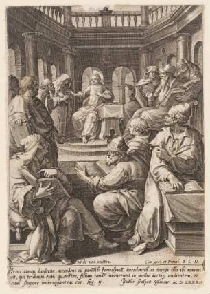 Der zwölfjährige Christus im Tempel