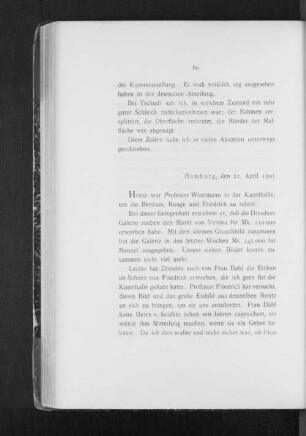Hamburg, den 22. April 1905