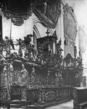 Henryków / Heinrichau (Polen), ehem. Zisterzienserabtei, St. Maria Himmelfahrt und St. Johannes Bapt., Chorgestühl