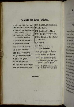 Innhalt des érsten Bûches.