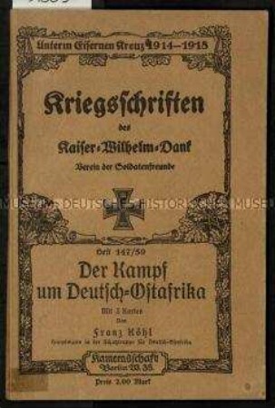 Kriegsschriften des Kaiser-Wilhelm-Dank