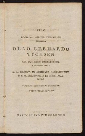 3-4, Viro Doctrina, Meritis, Humanitate Conspicuo ...
