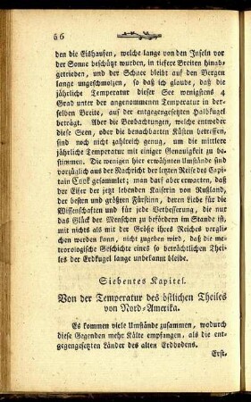 Siebentes Kapitel. Von der Temperatur des östlichen Theiles von Nord-Amerika.