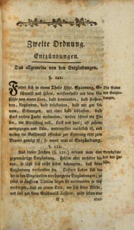 Grundsätze über die Behandlung der Krankheiten des Menschen, zu akademischen Vorlesungen abestimmt, Zweiter Theil. Von den Entzündungen